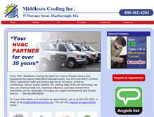 Tablet Screenshot of middlesexcooling.com